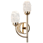 Бра с декором в виде кристаллов из хрусталя Kenneth Crystal Stone Sconce варинант исполнения - 1 | Loft Concept в Воронеже