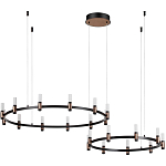 Люстра подвесная с цилиндрическими плафонами на двух круглых подвесах  Arnaut Light варинант исполнения - 2 | Loft Concept в Воронеже