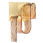 Бра волнистой формы из фактурного стекла Wave варинант исполнения - 5 | Loft Concept в Воронеже