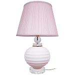 Настольная лампа керамическая Pink lampshade варинант исполнения - 1 | Loft Concept в Воронеже