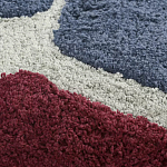 Чехол на подушку с рисунком серо-синего цвета Elan Textured варинант исполнения - 4 | Loft Concept в Воронеже