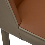 Стул барный с терракотовой обивкой из экокожи Spectacular High Chair варинант исполнения - 3 | Loft Concept в Воронеже