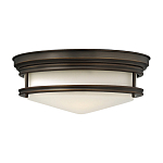 Потолочный светильник с белым матовым стеклянным плафоном в форме перевернутого конуса Hinkley варинант исполнения - 12 | Loft Concept в Воронеже