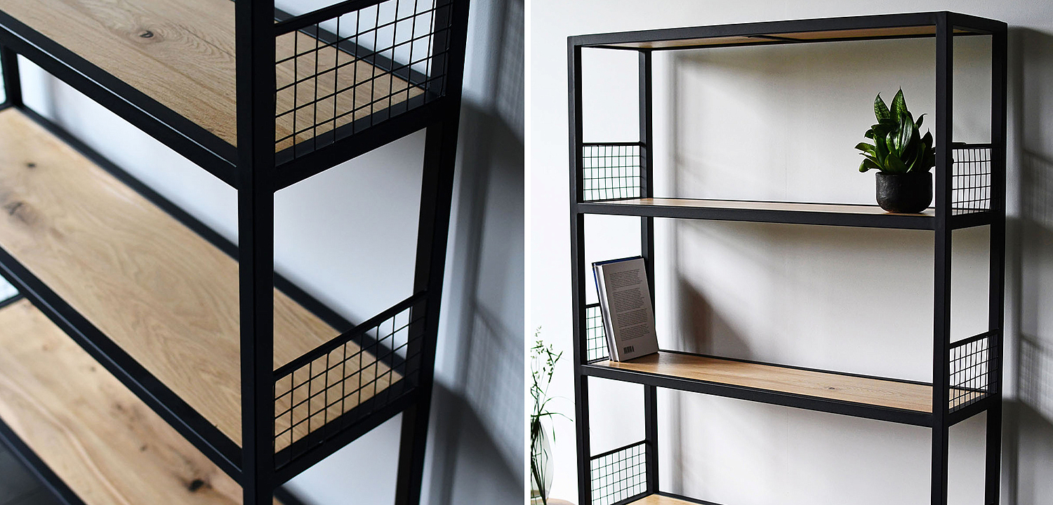 Стеллаж Richie Industrial Metal Rust Rack Стеллаж Richie Industrial Metal Rust Rack - Loft-Concept в Воронеже