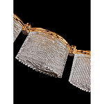 Люстра линейная с текстурными овальными абажурами Splendor Palace Style варинант исполнения - 4 | Loft Concept в Воронеже