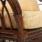 Комплект уличной мебели из ротанга Clara коричневый варинант исполнения - 5 | Loft Concept в Воронеже