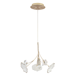 Подвесной светильник с белыми и прозрачными цветочными лепестками Wintery flovers варинант исполнения - 1 | Loft Concept в Воронеже