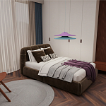 Подвесной вязаный светильник в двухцветном исполнении «Двойной Токио»  варинант исполнения - 3 | Loft Concept в Воронеже