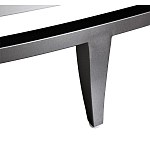 Комод фактурный серебристый с дверцами Silver Chest of Drawers варинант исполнения - 3 | Loft Concept в Воронеже