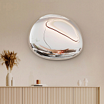 Абстрактная скульптура на стену в виде капли воды Water Outline варинант исполнения - 4 | Loft Concept в Воронеже