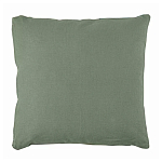 Подушка декоративная хлопковая мятного цвета с абстрактным принтом Elysian Flow Breeze варинант исполнения - 2 | Loft Concept в Воронеже