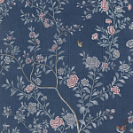 Обои ручная роспись Houghton Dark Blue варинант исполнения - 3 | Loft Concept в Воронеже