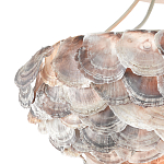 Потолочный светильник с каскадным абажуром из ракушек Sea Ravens варинант исполнения - 1 | Loft Concept в Воронеже