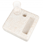 Керамический столик на деревянных ножках «Квадро» варинант исполнения - 1 | Loft Concept в Воронеже