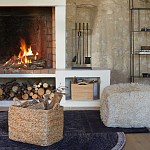 Пуф из шерсти Berthe Fluffy Pouf варинант исполнения - 3 | Loft Concept в Воронеже