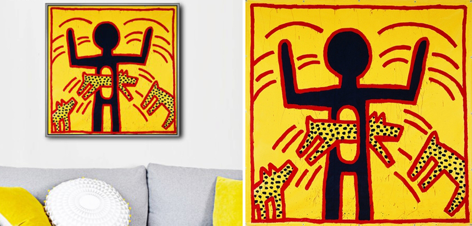 Постер Keith Haring 9 Постер Keith Haring 9 - Loft-Concept в Воронеже