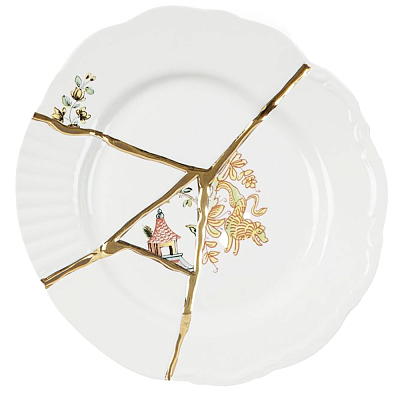 Десертная тарелка Seletti Kintsugi Десертная тарелка Seletti Kintsugi