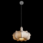 Подвесной светильник с белым фигурным абажуром и мягкими волнистыми краями Cloud Motion  варинант исполнения - 3 | Loft Concept в Воронеже