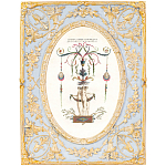 Декоративный постер в раме с рельефным растительным узором арабески New Collection of Arabesques Poster варинант исполнения - 3 | Loft Concept в Воронеже