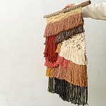 Текстильное Панно с бахромой варинант исполнения - 3 | Loft Concept в Воронеже