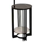 Торшер с абажуром и приставным столом Tore Lighting and Furniture Floor Lamp варинант исполнения - 2 | Loft Concept в Воронеже