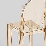 Прозрачный стул с янтарным оттенком LOUIS GHOST CHAIR варинант исполнения - 6 | Loft Concept в Воронеже