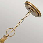 Люстра подвесная цвета латунь с прозрачным овальным стеклянным плафоном Hinkley варинант исполнения - 3 | Loft Concept в Воронеже