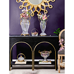 Корзиночка из прозрачного стекла с бронзовой ручкой Eden Garden варинант исполнения - 5 | Loft Concept в Воронеже