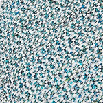 Дизайнерское круглое мягкое кресло в голубой пестрой обивке Roux Round Armchair варинант исполнения - 7 | Loft Concept в Воронеже