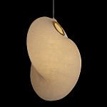 Подвесной светильник белый с фигурным тканевым плафоном White Whirlwinds варинант исполнения - 4 | Loft Concept в Воронеже