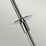 Подвесной светильник хромированного цвета с граненым прозрачным стеклянным плафоном Elstead Lighting варинант исполнения - 6 | Loft Concept в Воронеже