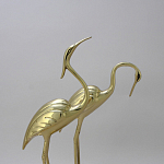 Статуэтка бронзовая пара Журавли Bronze Birds варинант исполнения - 1 | Loft Concept в Воронеже