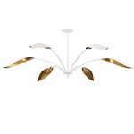 Люстра белая с плафонами в виде лепестков Delicate Flower варинант исполнения - 4 | Loft Concept в Воронеже