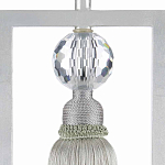 Торшер с прямоугольным тканевым абажуром на белом мраморном основании Silver Threads варинант исполнения - 2 | Loft Concept в Воронеже