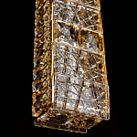 Подвесной светильник прямоугольный с фактурным хрустальным плафоном Light Delight варинант исполнения - 6 | Loft Concept в Воронеже