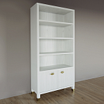 Книжный Стеллаж Elsa Dreams White с задней стенкой варинант исполнения - 2 | Loft Concept в Воронеже