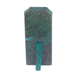 Часы погон ВС подарочные настольные из натурального камня Змеевик Military Clock варинант исполнения - 18 | Loft Concept в Воронеже