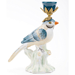 Фарфоровый подсвечник с птицей Eden Garden варинант исполнения - 2 | Loft Concept в Воронеже