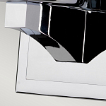 Бра для ванных комнат с белым цилиндрическим плафоном на прямоугольном основании цвета хром Feiss варинант исполнения - 4 | Loft Concept в Воронеже