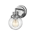 Бра для ванных комнат с прозрачным шарообразным плафоном из стекла с пузырьками на круглом основании Hinkley варинант исполнения - 6 | Loft Concept в Воронеже