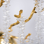 Бра золотого цвета с ветвями и хрустальными подвесками FAIRYTREE Light варинант исполнения - 5 | Loft Concept в Воронеже