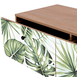 Длинная ТВ-тумба с принтом на ящиках Elise TV Stand варинант исполнения - 5 | Loft Concept в Воронеже