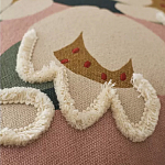 Подушка с цветочным принтом и кисточками Blooming Elegance Daisy варинант исполнения - 6 | Loft Concept в Воронеже