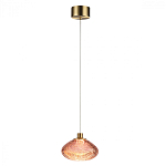 Подвесной светильник с прозрачным стеклянным плафоном округлой формы Effervia  варинант исполнения - 4 | Loft Concept в Воронеже