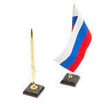 Настольный письменный набор из нефрита на ножках Executive Recruitment варинант исполнения - 4 | Loft Concept в Воронеже