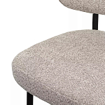 Стул мягкий с серо-бежевой буклированной обивкой Inspiration from Provence варинант исполнения - 6 | Loft Concept в Воронеже