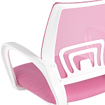 Офисное кресло с основанием из белого пластика Desk chairs Pink варинант исполнения - 7 | Loft Concept в Воронеже
