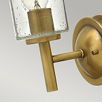 Бра с плафоном в форме цилиндра из прозрачного стекла с пузырьками Hinkley варинант исполнения - 3 | Loft Concept в Воронеже