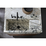 Кухонный гарнитур из массива дуба и камня Ratio Dada Engenereed варинант исполнения - 7 | Loft Concept в Воронеже