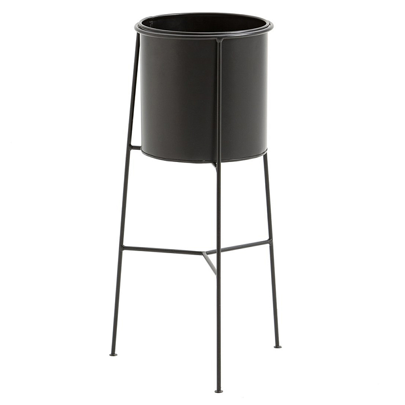 Кашпо из металла Elevated Planters черное Черный Кашпо из металла Elevated Planters черное Черный в Воронеже | Loft Concept